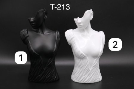 ستاند عرض مجوهرات مجسم  جبصين  ( ارتفاع 25سم - عرض 14سم )