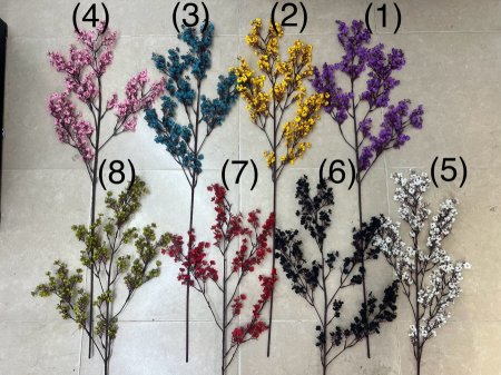 ورد عرق نوار لوز 105 سم ( 4 فروع )