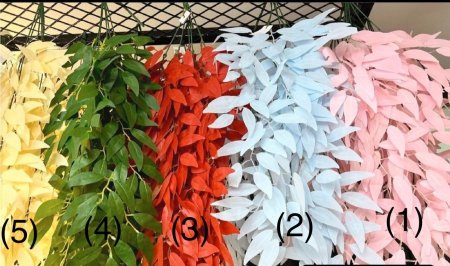 ورد عرق ملون تعليق ( 80 سم )