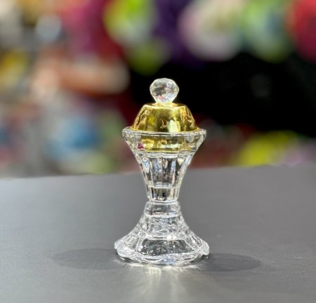 توزيعات مبخرة زجاج كرستال صغير ( ارتفاع 12 سم - عرض 6 سم )