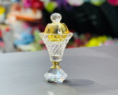 توزيعات مبخرة زجاج كرستال مع قاعدة طابة ( ارتفاع 12 سم - عرض 6 سم  )