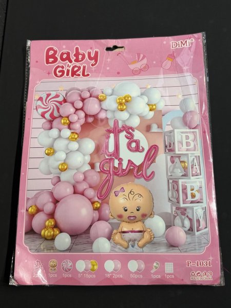 بكج بلالين بيبي its a girl